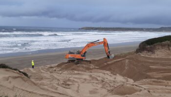 Colectivo Ecologista de Avilés: «El disparate del desmonte de las dunas en el monumento del Espartal en Castrillón»