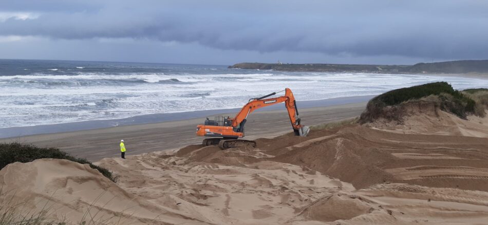 Colectivo Ecologista de Avilés: «El disparate del desmonte de las dunas en el monumento del Espartal en Castrillón»