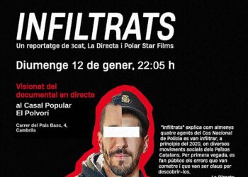 Comunicat d’ACCIÓ contra l’espionatge d’estat, en relació al documental realitzat per La Directa i emès avui, 12 de gener del 2025, a TV3