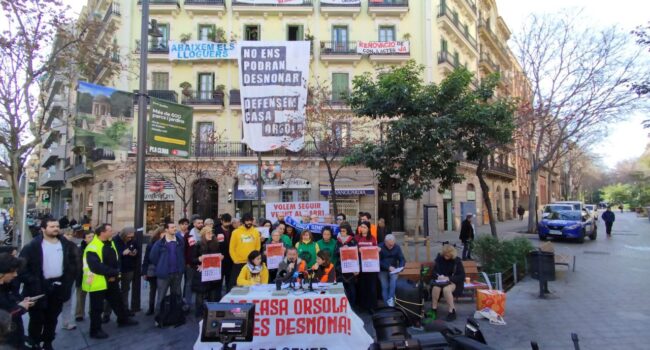 «Anunciamos una maratón de defensa para parar el desahucio de Casa Orsola»