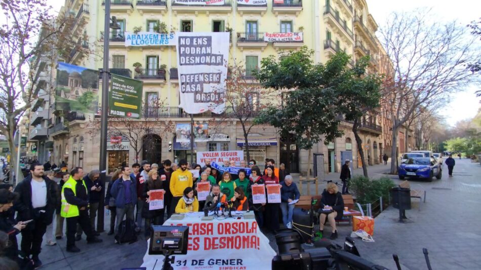 «Anunciamos una maratón de defensa para parar el desahucio de Casa Orsola»