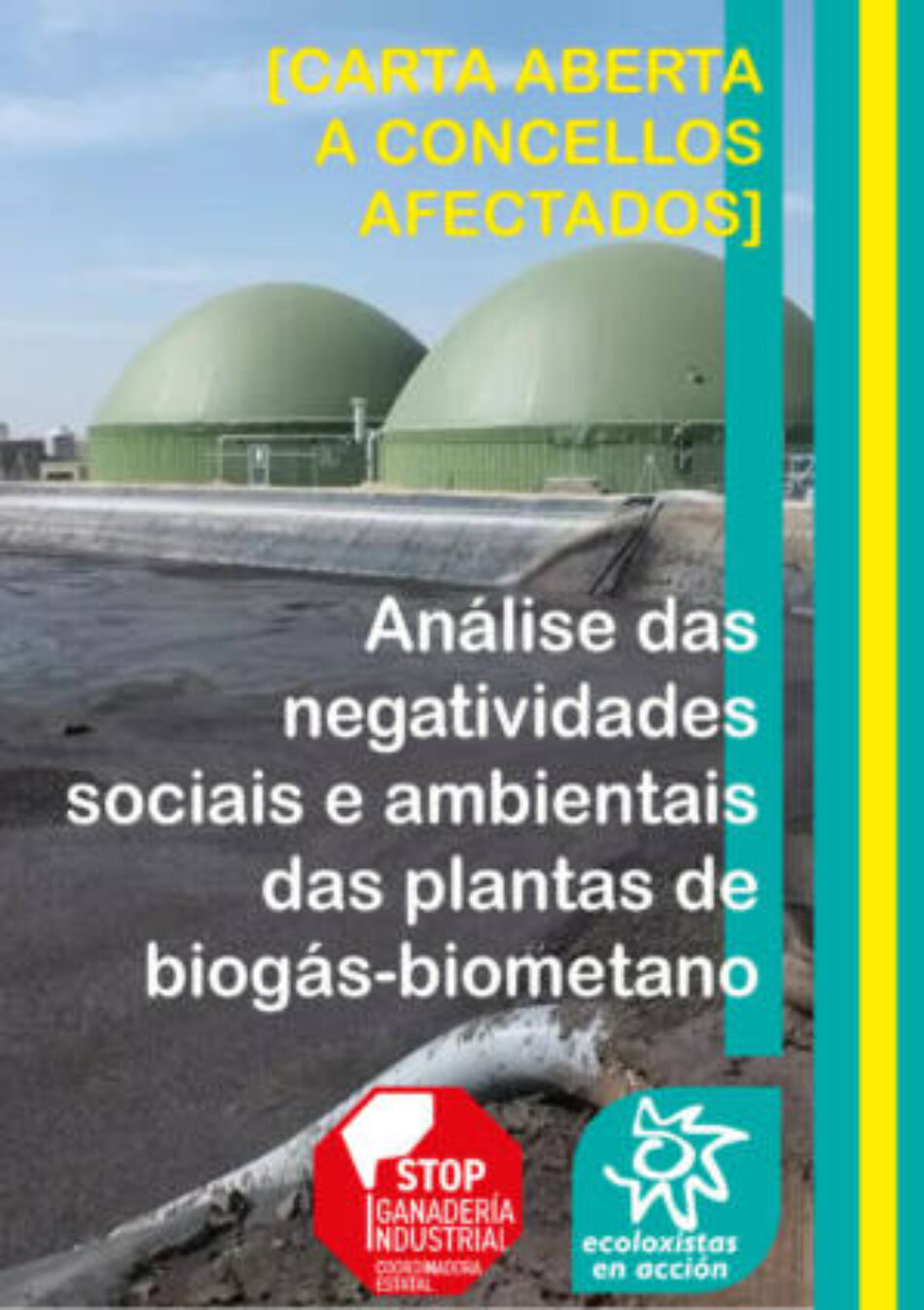 Entregan unha carta aberta aos concellos afectados por proxectos de plantas de biogás