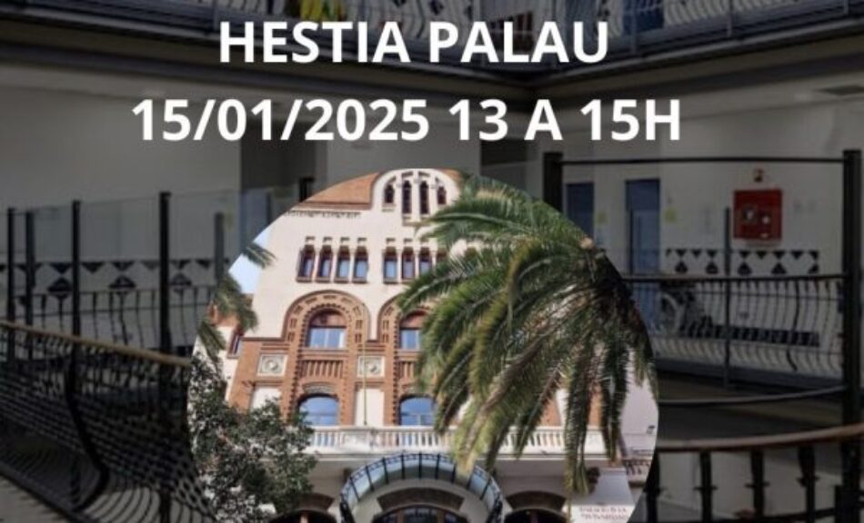 Convocan concentración contra la precariedad laboral en la entrada principal del hospital Hestia Palau el 15 enero