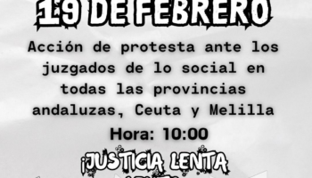 19F, jornada de lucha por la Justicia Social en los juzgados