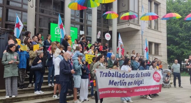 A CIG-Ensino denuncia o despedimento dunha das traballadoras da Escola Infantil Merlín en situación de IT