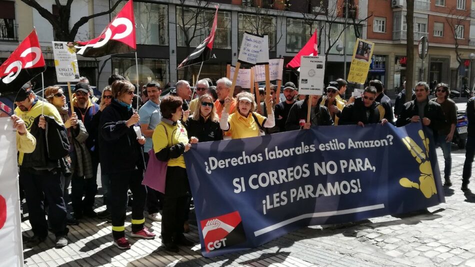 CGT convoca huelga estatal en Correos para frenar la firma del acuerdo marco