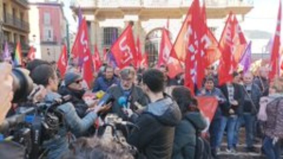 García Sempere valora como “muy positivas” las movilizaciones del domingo y pide “estar vigilantes para proteger el escudo social frente al sabotaje permanente de las derechas”