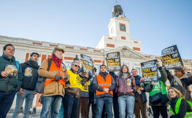 La Plataforma Hábitat 24 anima a la ciudadanía a desbordar Madrid este domingo para exigir medidas urgentes ante la crisis de la vivienda