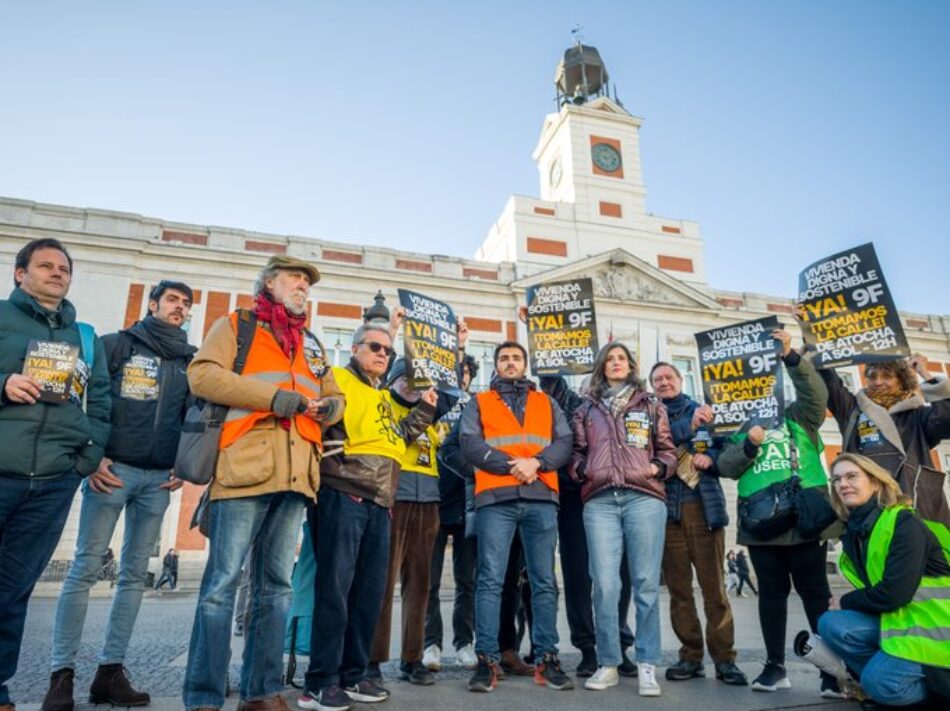 La Plataforma Hábitat 24 anima a la ciudadanía a desbordar Madrid este domingo para exigir medidas urgentes ante la crisis de la vivienda