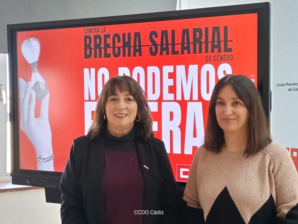 CCOO presenta un Informe sobre la Brecha Salarial en Cádiz