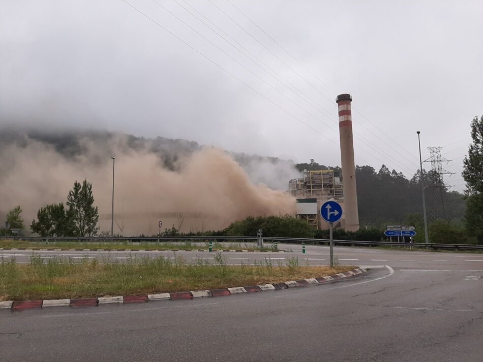 Admitida a trámite la demanda contra la quema de basura en la térmica de Mieres