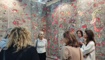 El arte también denuncia a Israel desde Zona Maco en México