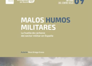 En España la huella de carbono de un militar es seis veces más alta que la de un ciudadano. La de un empleado de la industria militar es siete veces superior