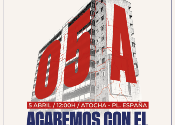 Convocada el 5 de abril la primera manifestación a nivel estatal por el derecho a la vivienda