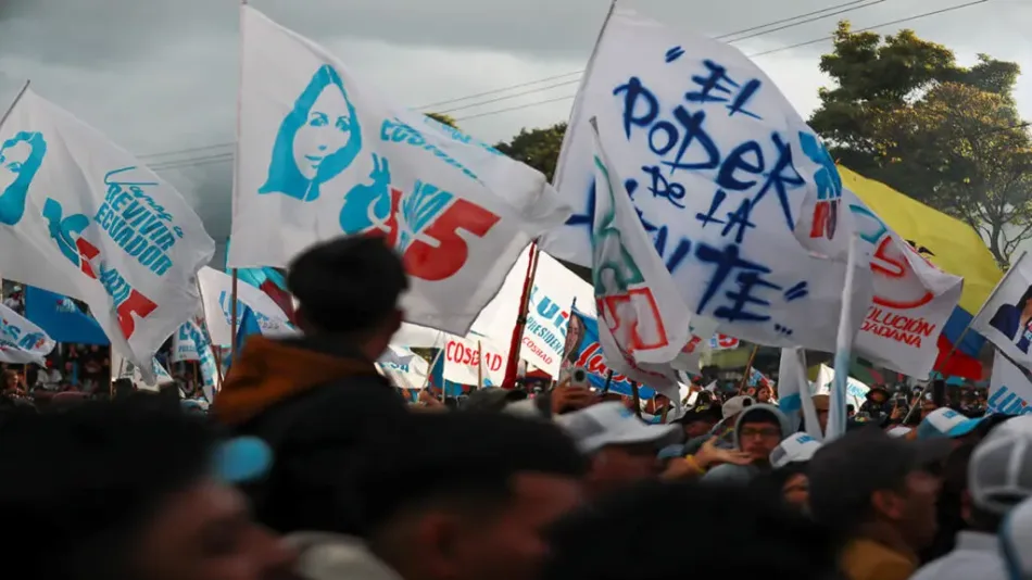 Campaña electoral en Ecuador entra en su recta final de cara a elecciones presidenciales