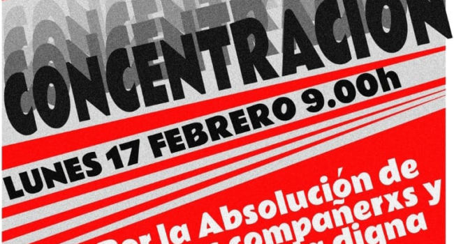 Barrios Hartos exige la absolución de los 18 de la Macarena: convoca concentraciones el 17 y 18 de febrero