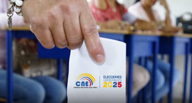 Piden por carta al Consejo Nacional Electoral que vele por la “equidad y la transparencia” en los comicios de Ecuador