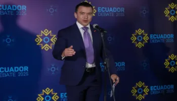 Presidente Noboa anuncia militarización de puertos y fronteras en Ecuador