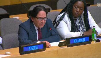 Nicaragua electa en vicepresidencia de Comité de Palestina en ONU