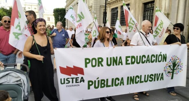 USTEA vuelve a pedir la dimisión del delegado de Educación en Sevilla