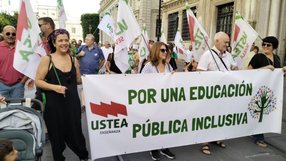 USTEA vuelve a pedir la dimisión del delegado de Educación en Sevilla