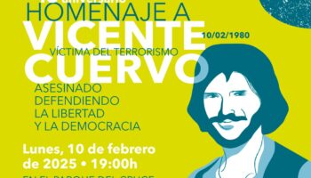 Homenaje a Vicente Cuervo en Puente de Vallecas en el 45º aniversario de su asesinato