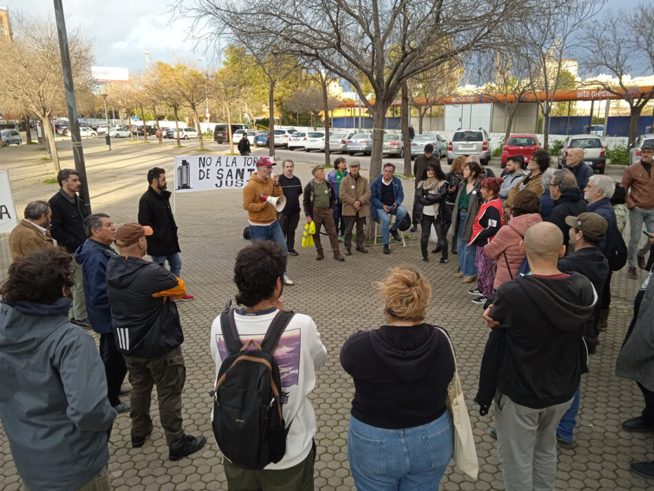 Encuentro de colectivos vecinales y ecologistas para plantear alternativas a la venta de suelo público en el entorno de Santa Justa