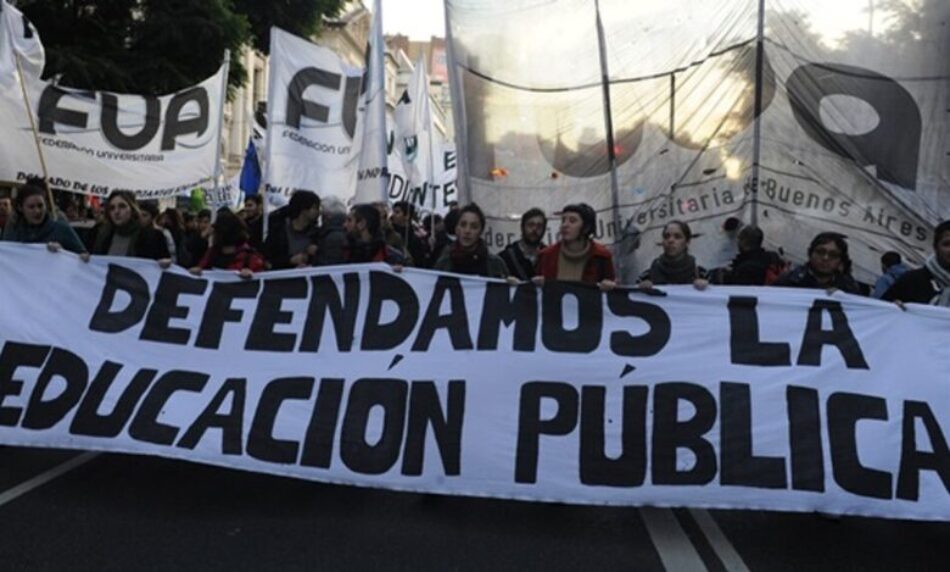 Frente universitario inicia paro de 48 horas en Argentina