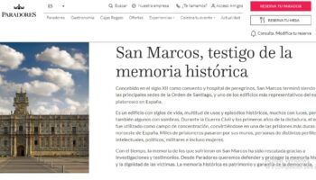 El Parador de León «corrige» su web pero utiliza el relato equidistante de una guerra civil que nunca existió en León