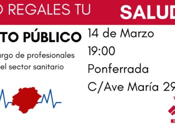 El PCE en El Bierzo organiza una mesa redonda en defensa de la sanidad pública en El Bierzo este viernes 14 de marzo