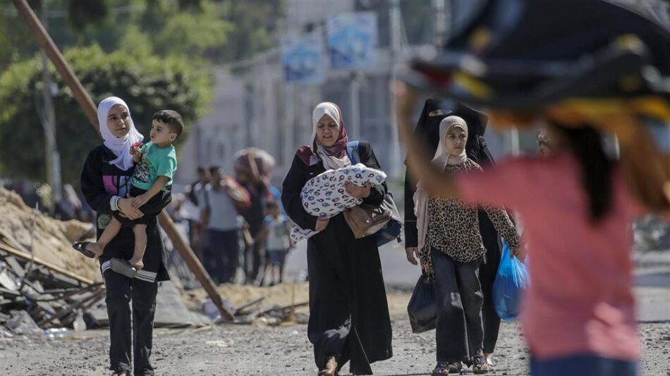 Mujeres palestinas acusan a Israel de ejecutar un genocidio