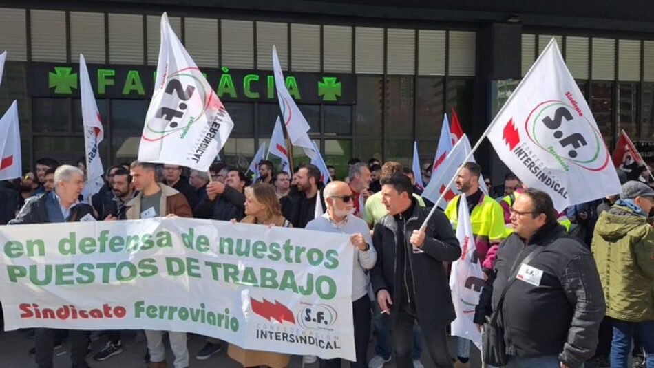 SF: «La huelga que se está llevando a cabo en el grupo RENFE en el día de hoy está teniendo una alta participación a pesar de la actitud antidemocrática de la dirección de la empresa»