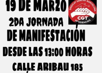 CGT Barcelona denuncia represión sindical en la Residencia Can Buxeres de Hospitalet de Llobregat