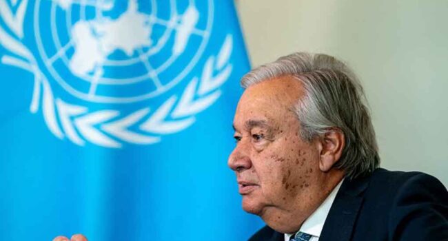 Guterres reitera necesidad de reconocer Estado palestino