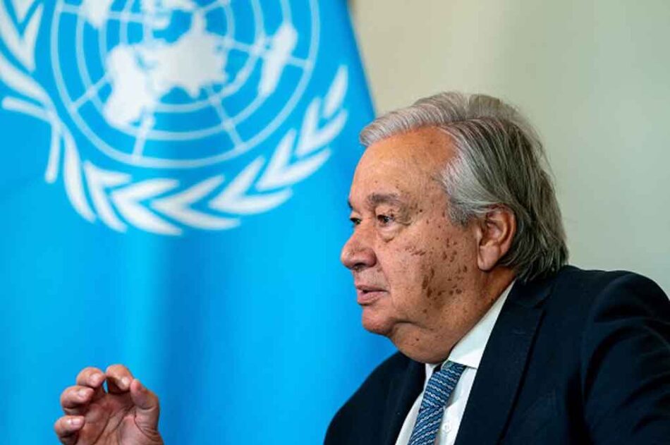 Guterres reitera necesidad de reconocer Estado palestino