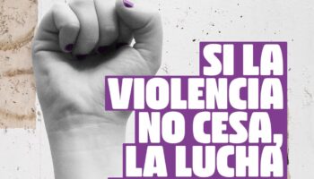 Izquierda Unida: ‘Si la violencia no cesa, la lucha feminista tampoco’