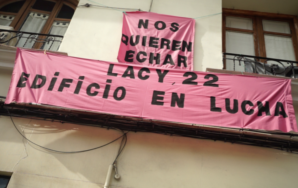 Nuevo bloque en lucha en Arganzuela: las vecinas de General Lacy, 22 se unen al Sindicato. “Es su Madrid o el nuestro”