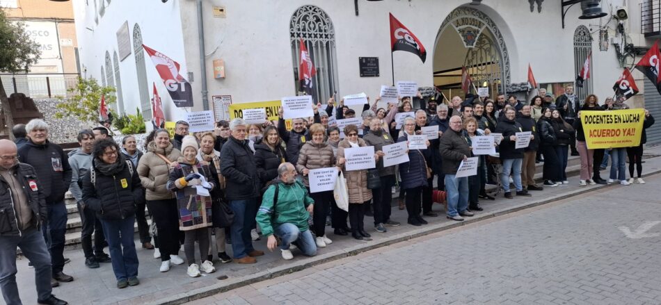 La CGT aplaza el inicio de la huelga indefinida en el Conservatorio de Buñol