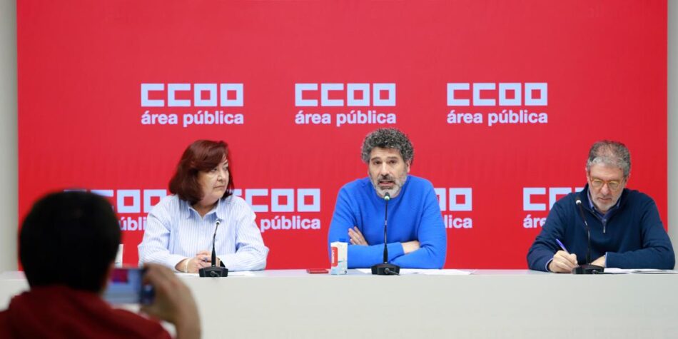 CCOO se movilizará el 8 de abril para exigir una subida salarial, el cumplimiento de lo pactado y la negociación de un nuevo acuerdo para el sector público