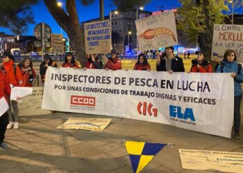 Seguimiento masivo de la huelga de inspectores e inspectoras de pesca marítima durante la primera semana