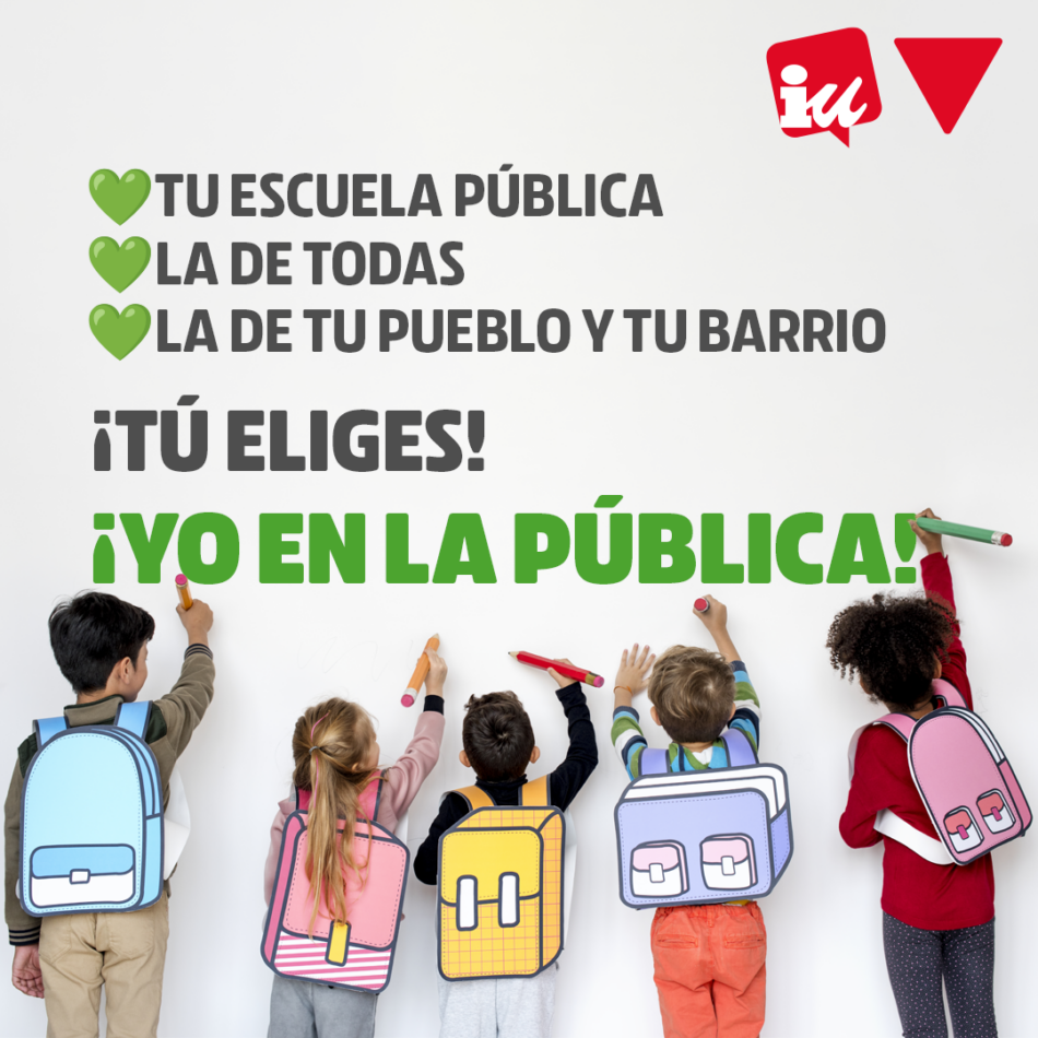 IUCyL apuesta por la matriculación en la escuela pública